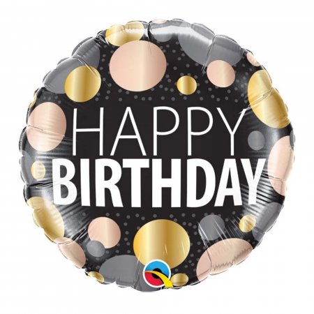 Birthday Big Metallic Dots