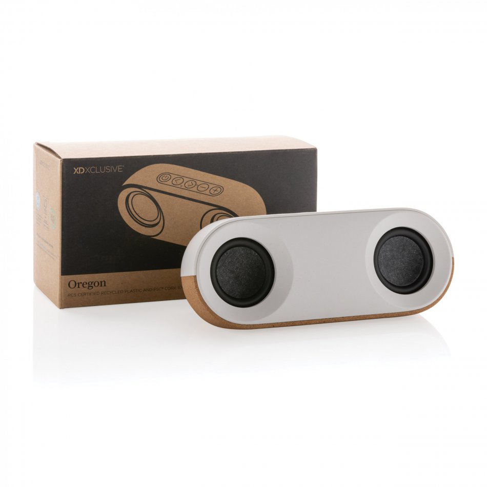 Oregon RCS gerecycled plastic en kurk 10W speaker