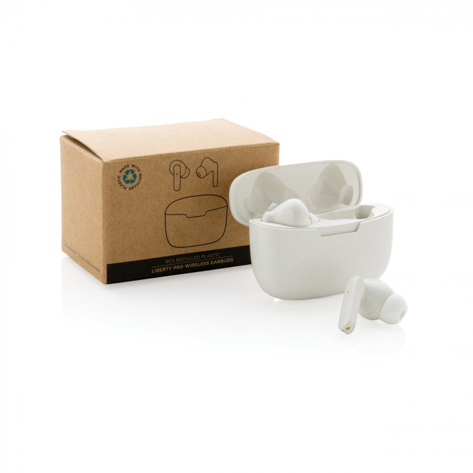 RCS gerecycled plastic Liberty Pro draadloze oordoppen