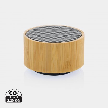 RCS gereycled plastic en bamboe 3W BT luidspreker zwart