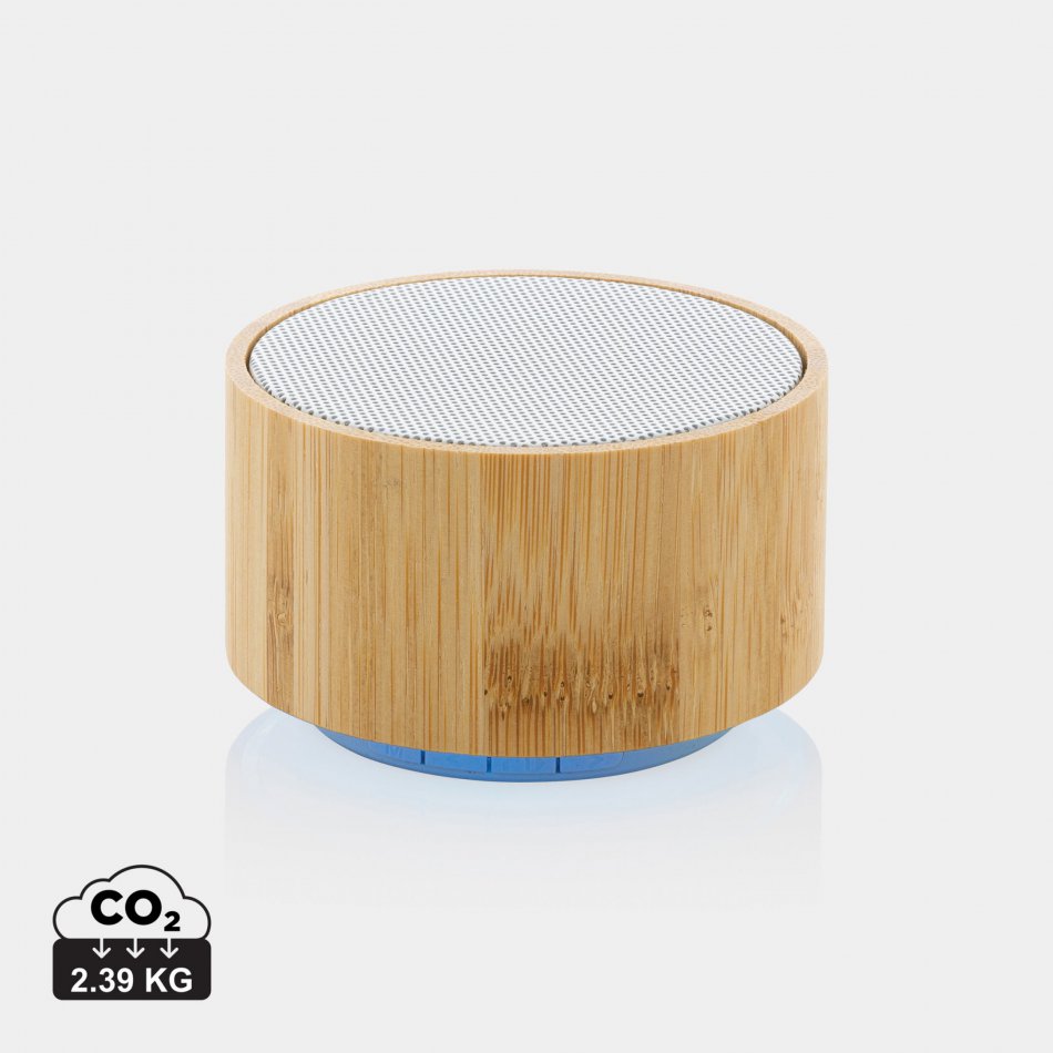 RCS gereycled plastic en bamboe 3W BT luidspreker wit