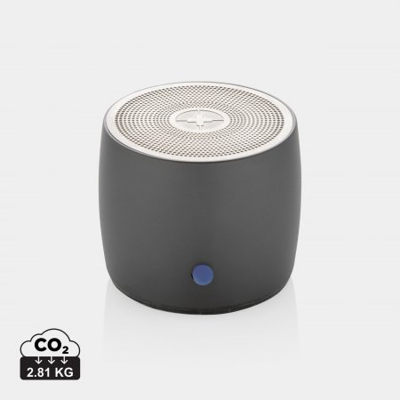 Swiss Peak RCS gerecycled aluminium 3W bass speaker