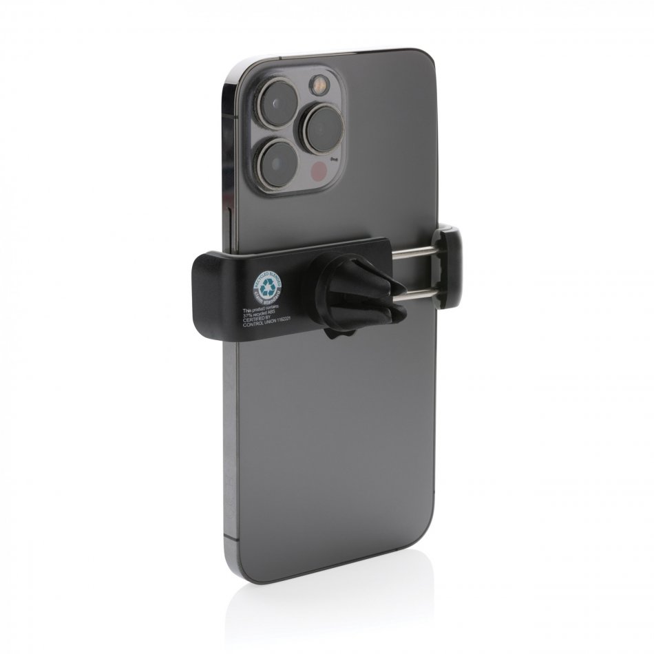 Acar RCS gerecycled plastic 360 auto telefoonhouder zwart