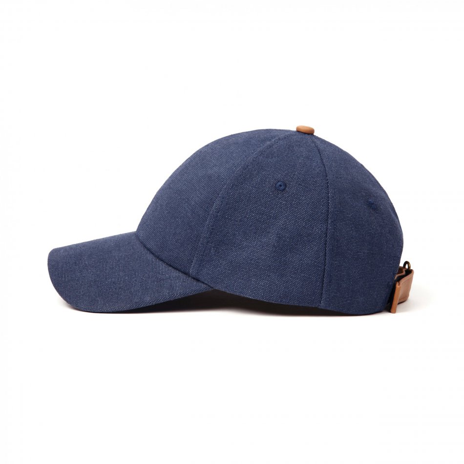 Bosler AWARE™ recycled canvas cap donkerblauw