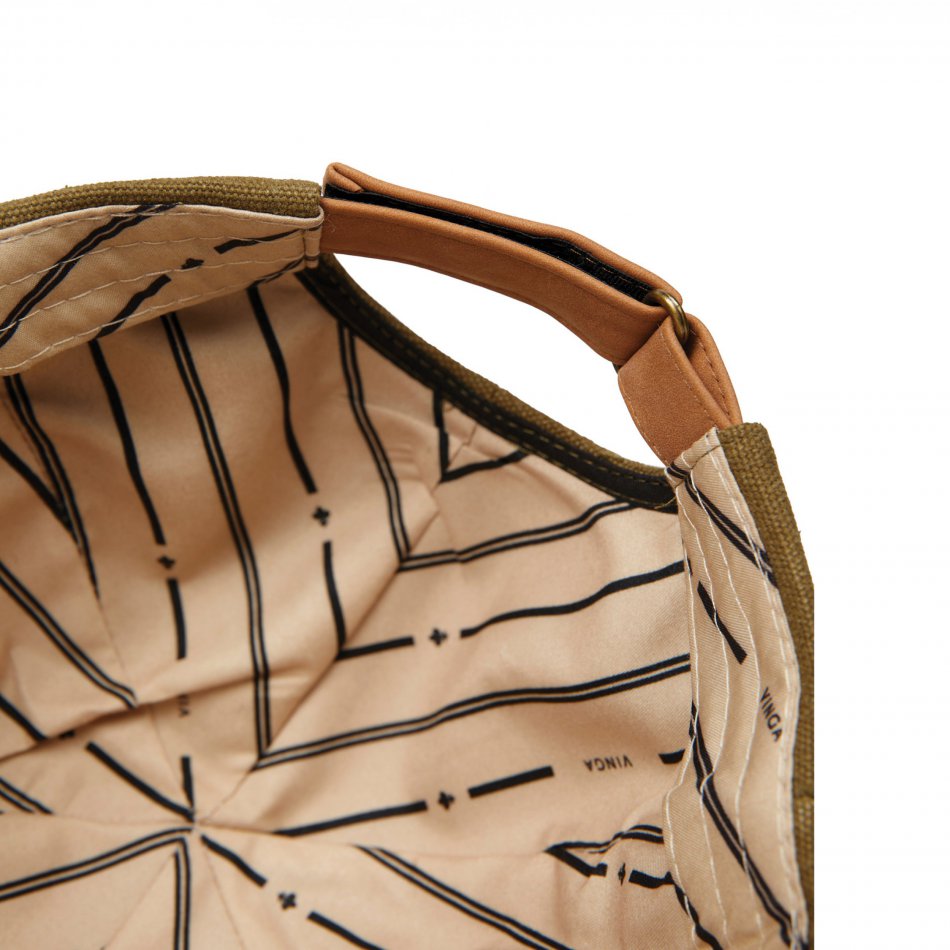 Bosler AWARE™ recycled canvas cap groen