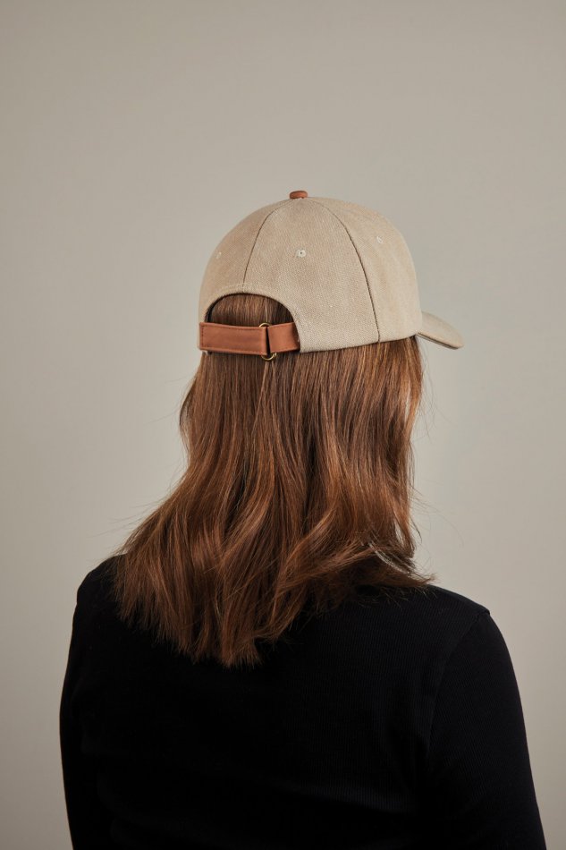 Bosler AWARE™ recycled canvas cap beige