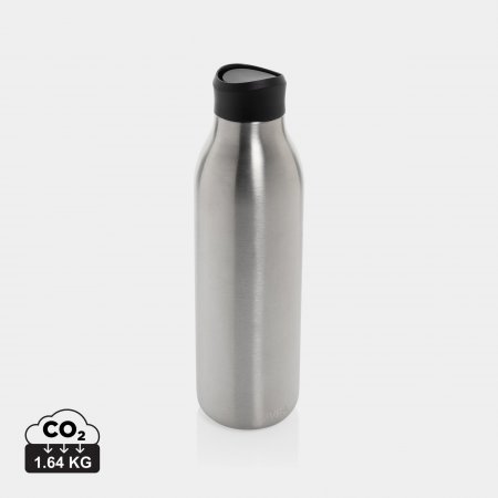 Avira Alok RCS recycled staal 360 waterfles 600ML zilver
