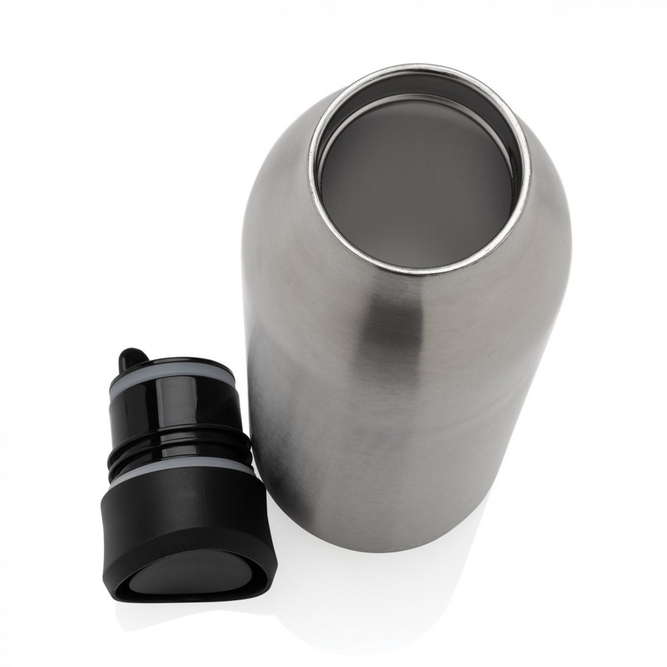 Avira Alok RCS recycled staal 360 waterfles 600ML zilver