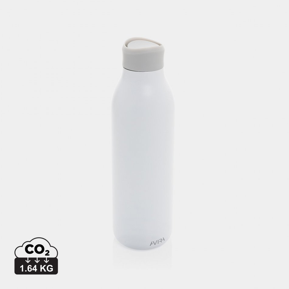 Avira Alok RCS recycled staal 360 waterfles 600ML wit