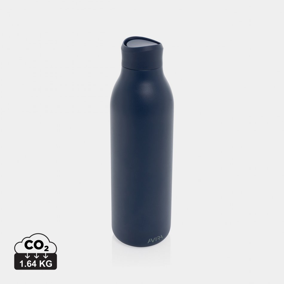 Avira Alok RCS recycled staal 360 waterfles 600ML dblauw
