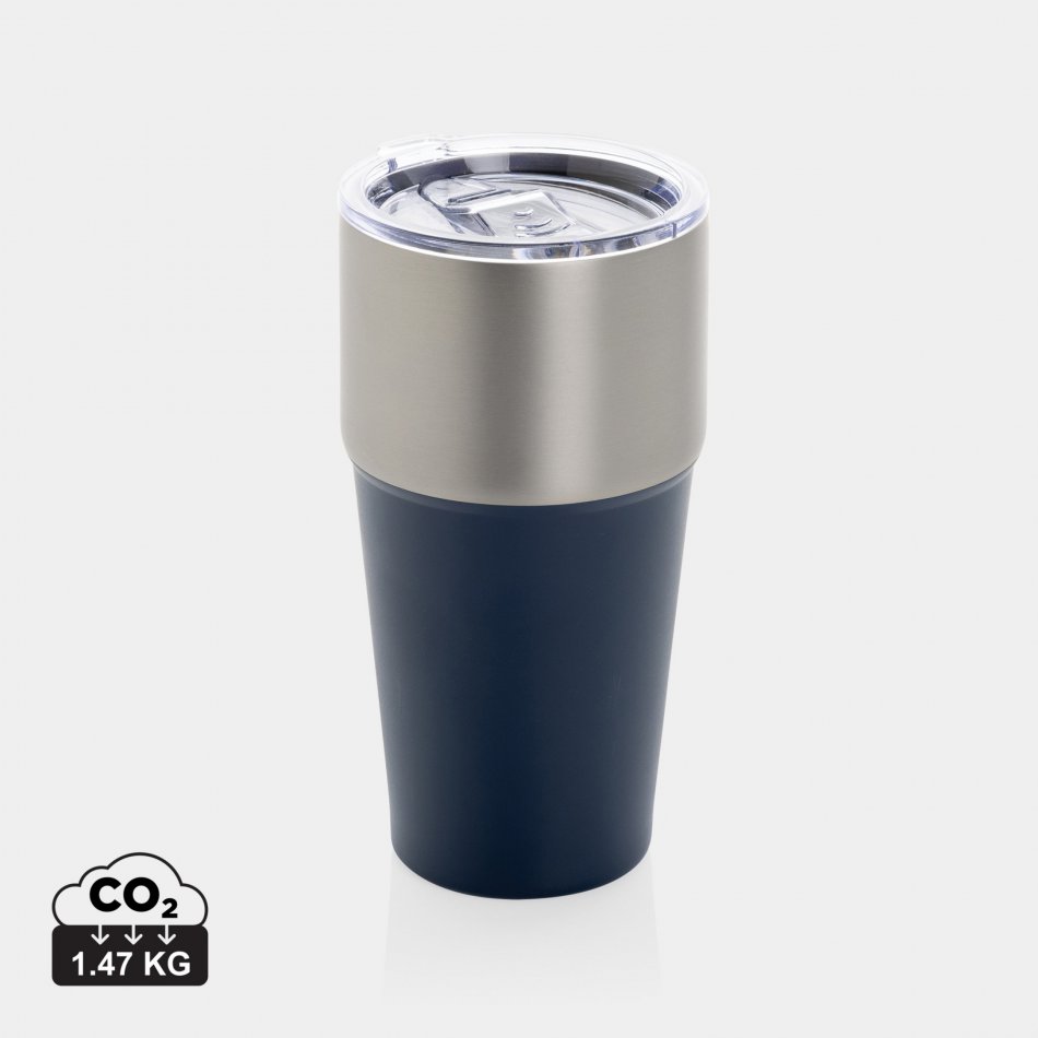 Fluid RCS gerecycled RVS beker 500ML donkerblauw