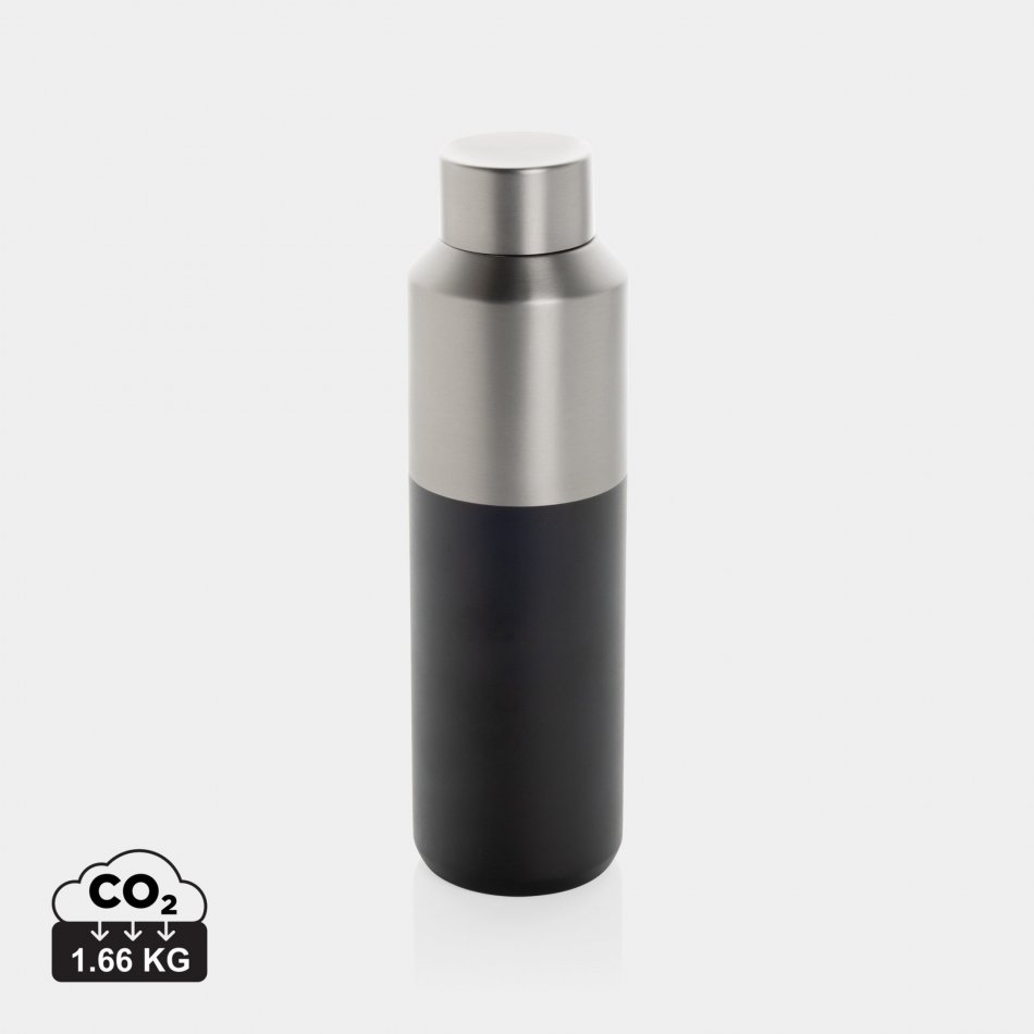Fluid RCS gerecycled RVS water fles 600ML zwart