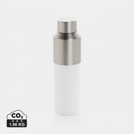 Fluid RCS gerecycled RVS water fles 600ML wit