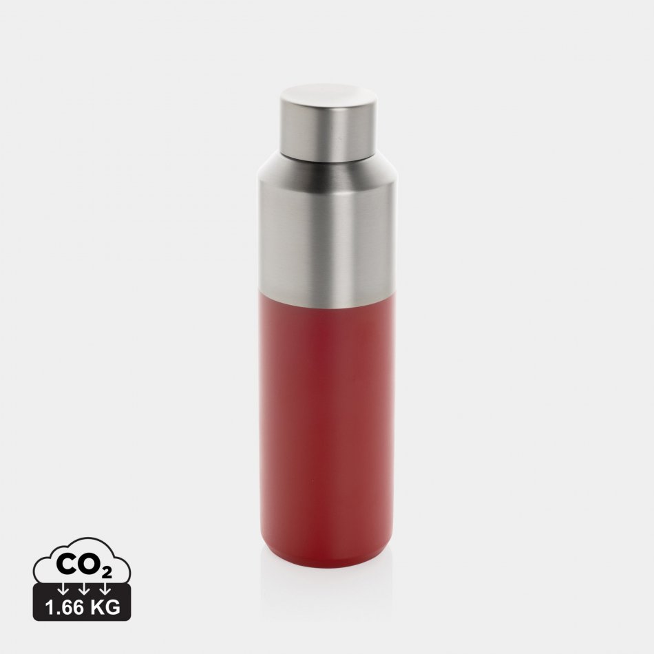 Fluid RCS gerecycled RVS water fles 600ML rood