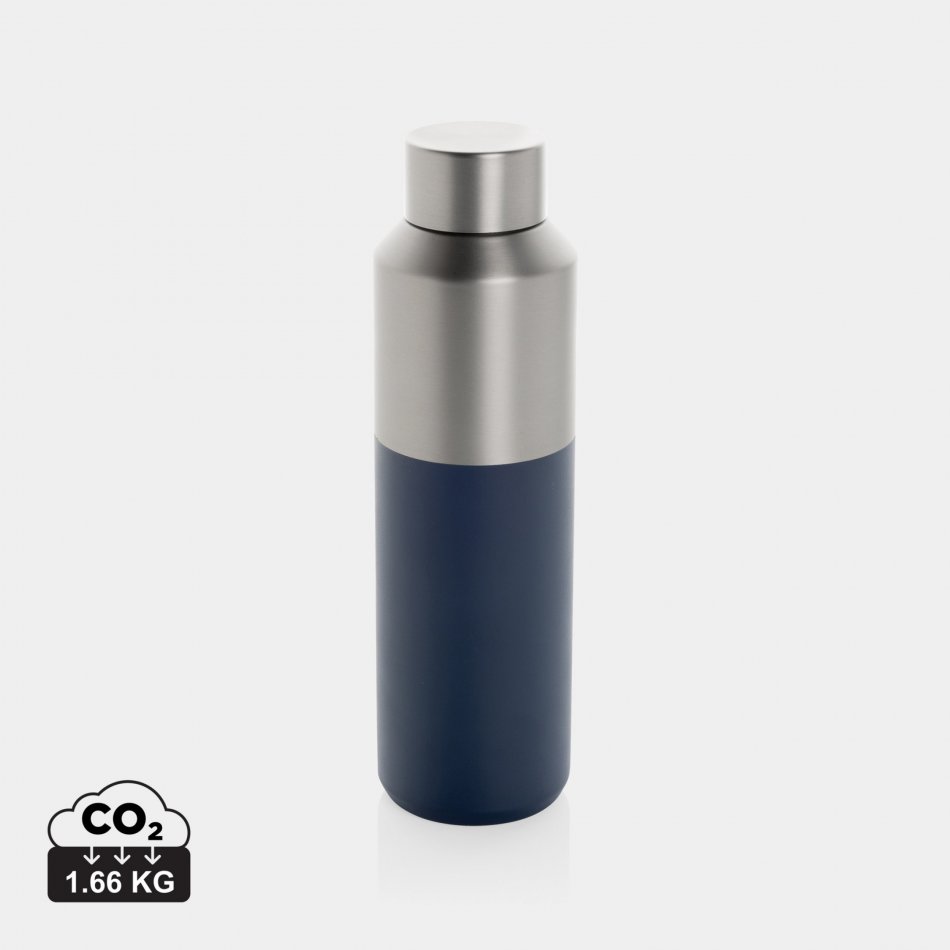 Fluid RCS gerecycled RVS water fles 600ML donkerblauw