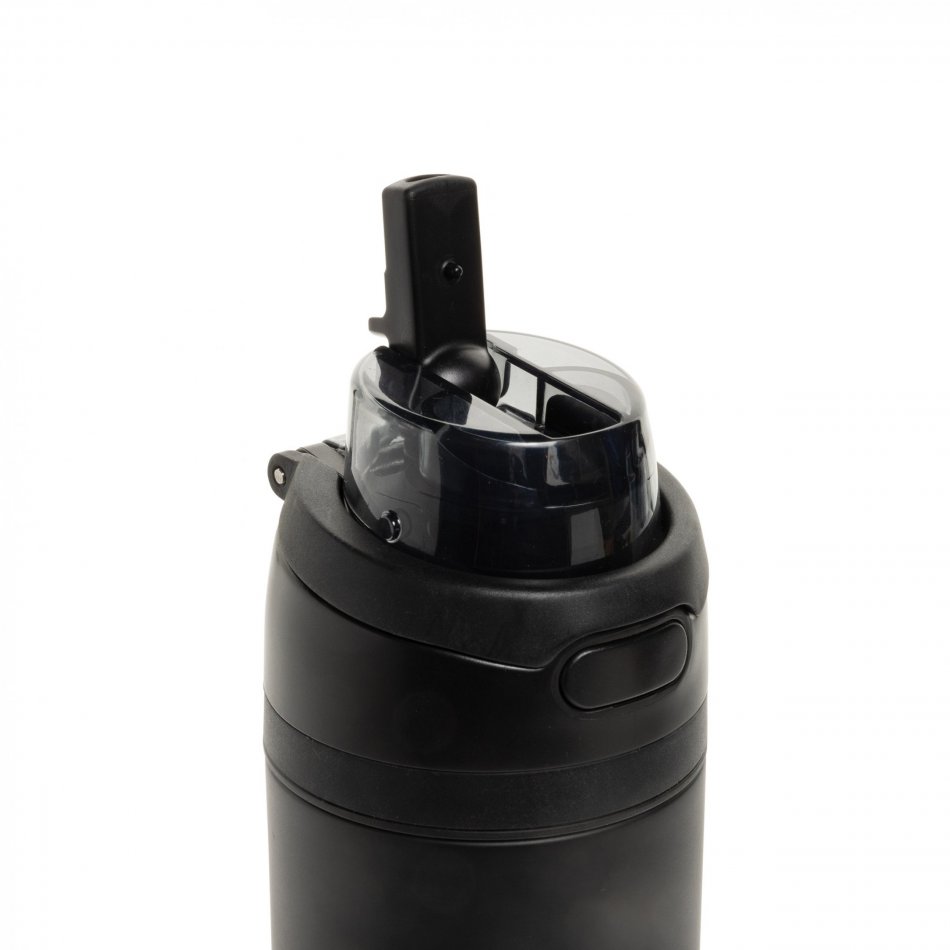 Omni Sip RCS Recycled RVS waterfles 700ML zwart