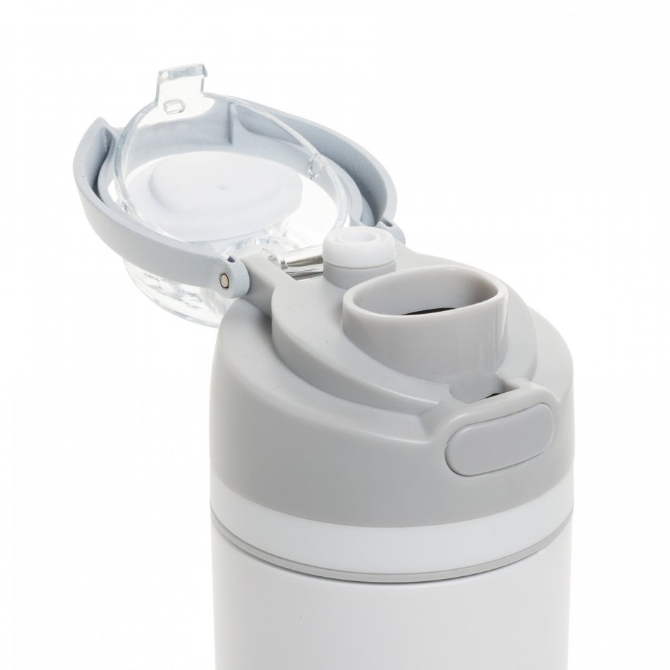 Omni Sip RCS Recycled RVS waterfles 700ML wit