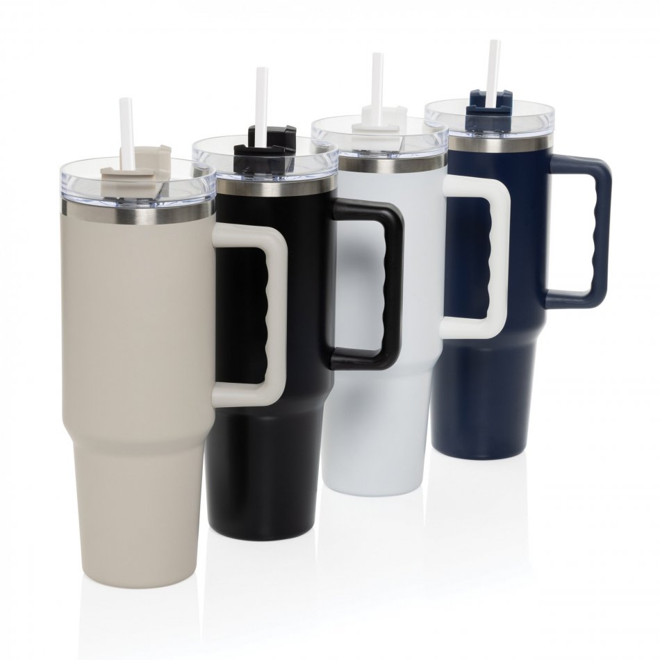 Stadley RCS recycled staal beker 1200ML wit