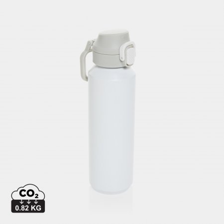 Via RCS Re-steel lockable sport bottle 600ML wit