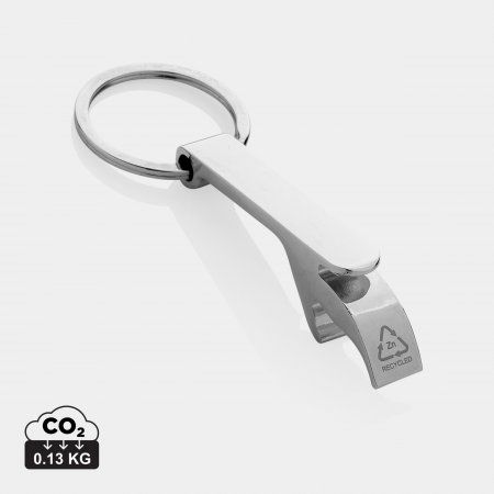 RCS flesopener sleutelhanger van gerecycleerde zinklegering