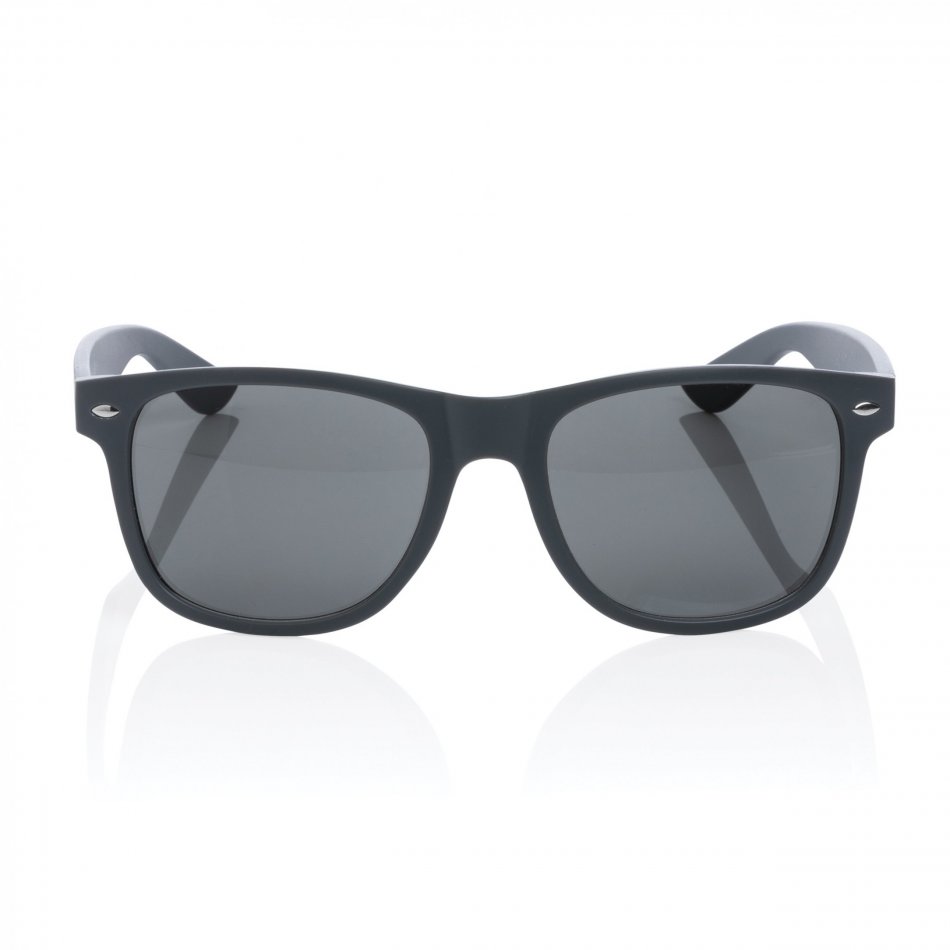 GRS recycled PC plastic zonnebril grijs