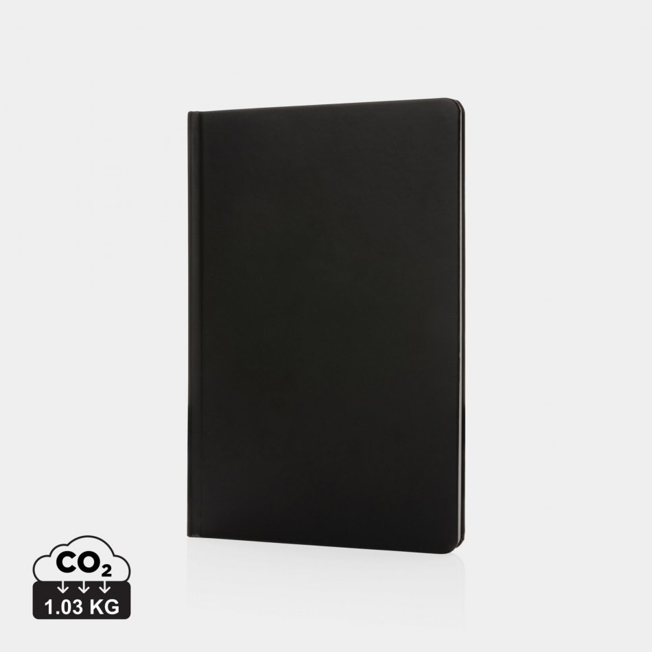 Impact hardcover steenpapier notitieboek A5 zwart