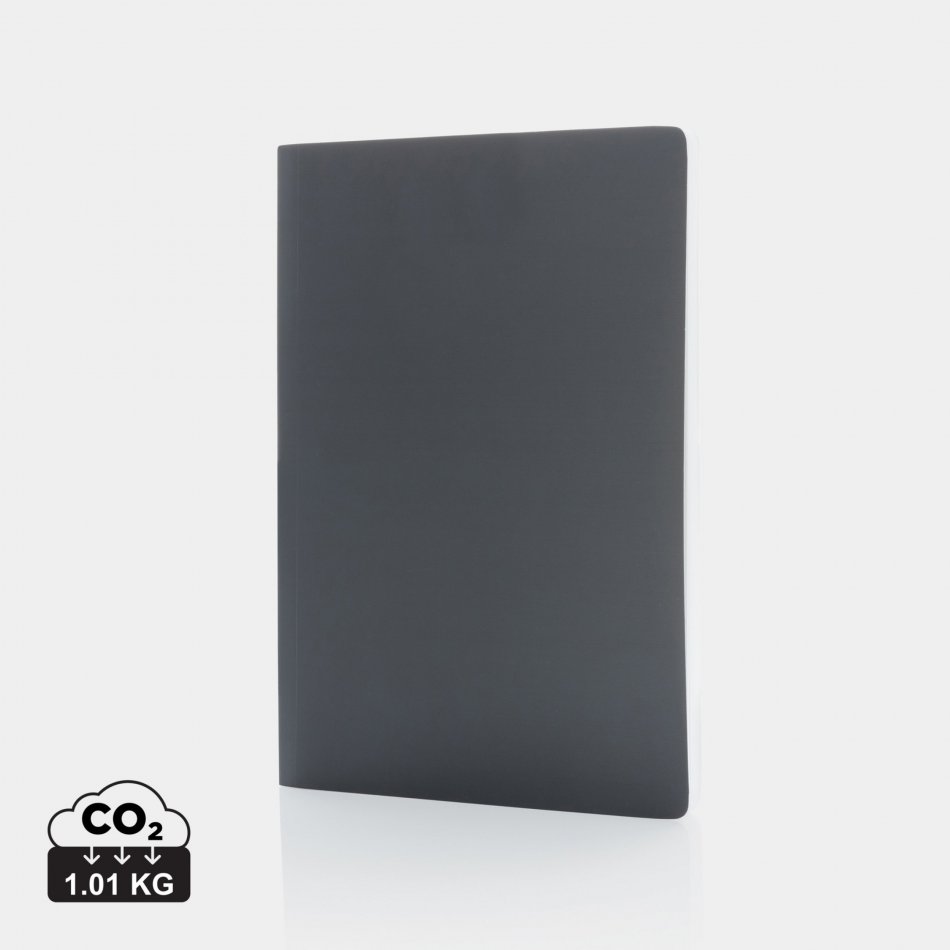 Impact softcover steenpapier notitieboek A5 antraciet