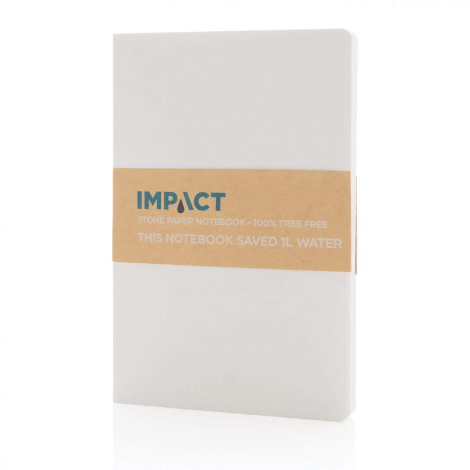 Impact softcover steenpapier notitieboek A5 wit