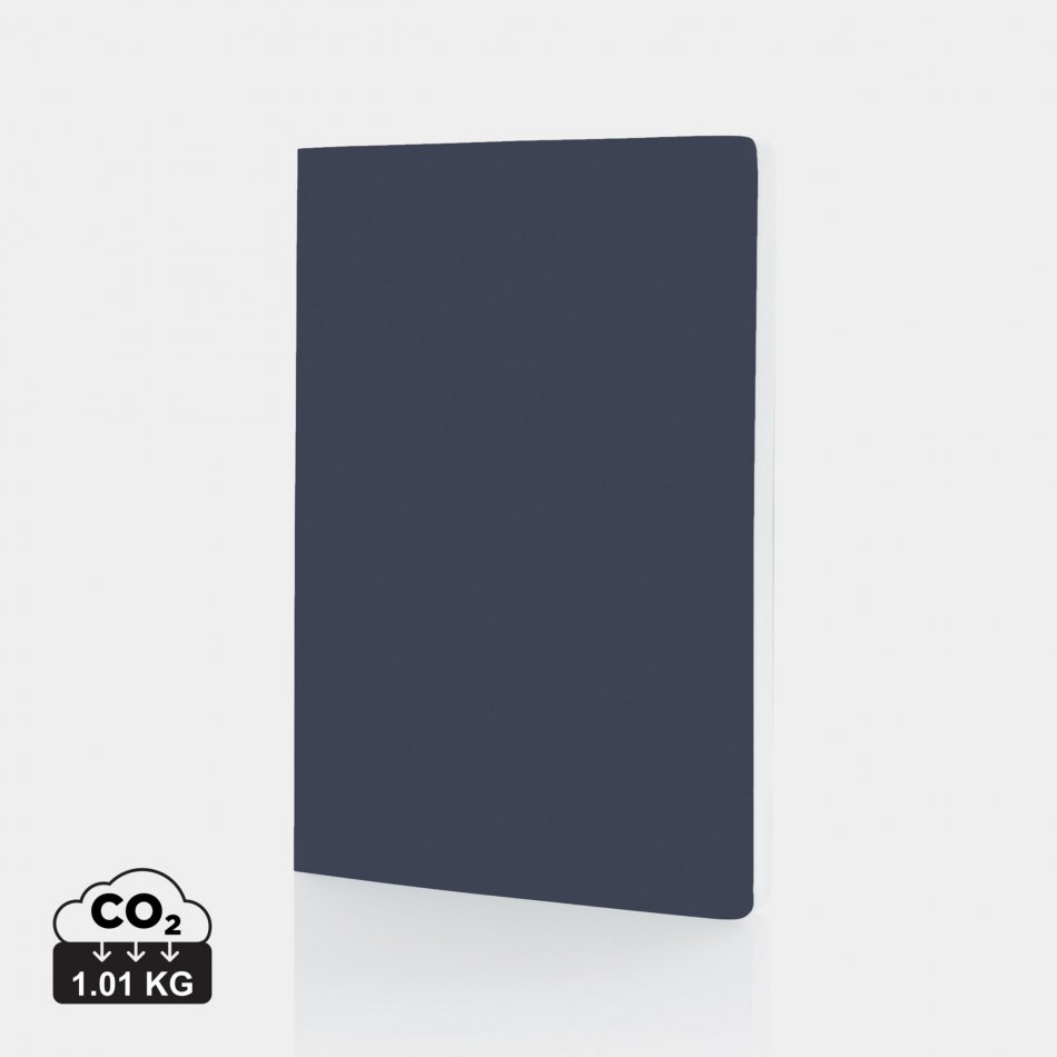 Impact softcover steenpapier notitieboek A5 donkerblauw