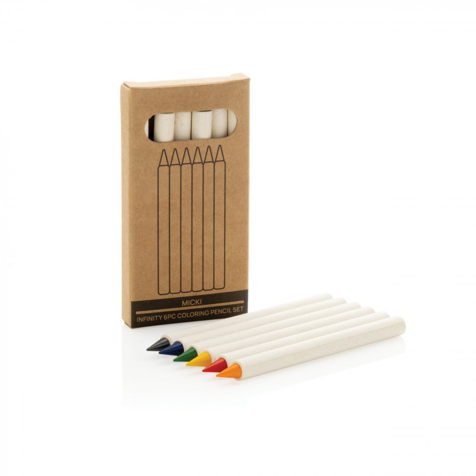 Micki GRS 6-delige set infinity kleurpotloden