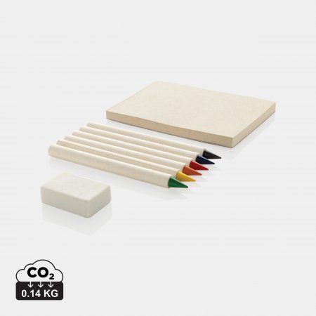 Micki GRS 6-delige set infinity kleurpotloodset met boekje