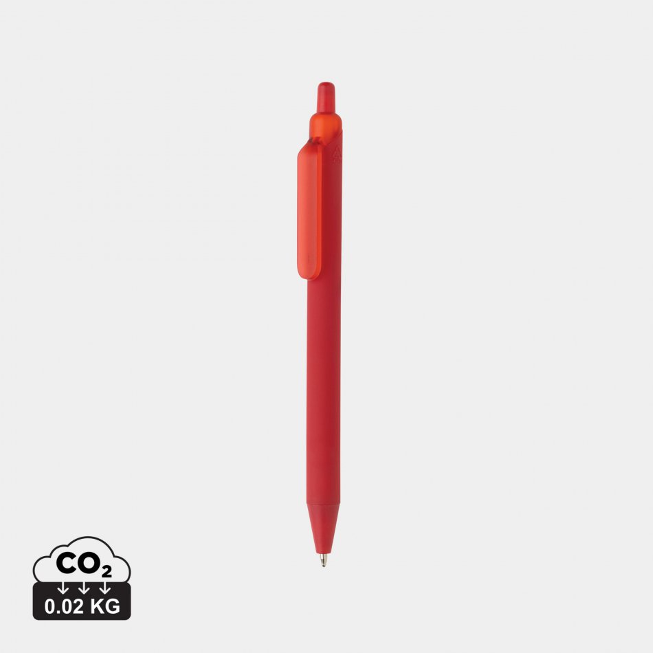 Tide GRS gecertificeerde RABS pen met smooth touch rood