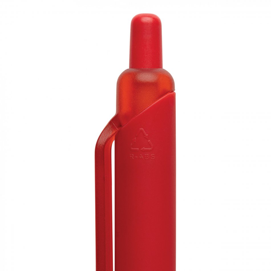 Tide GRS gecertificeerde RABS pen met smooth touch rood