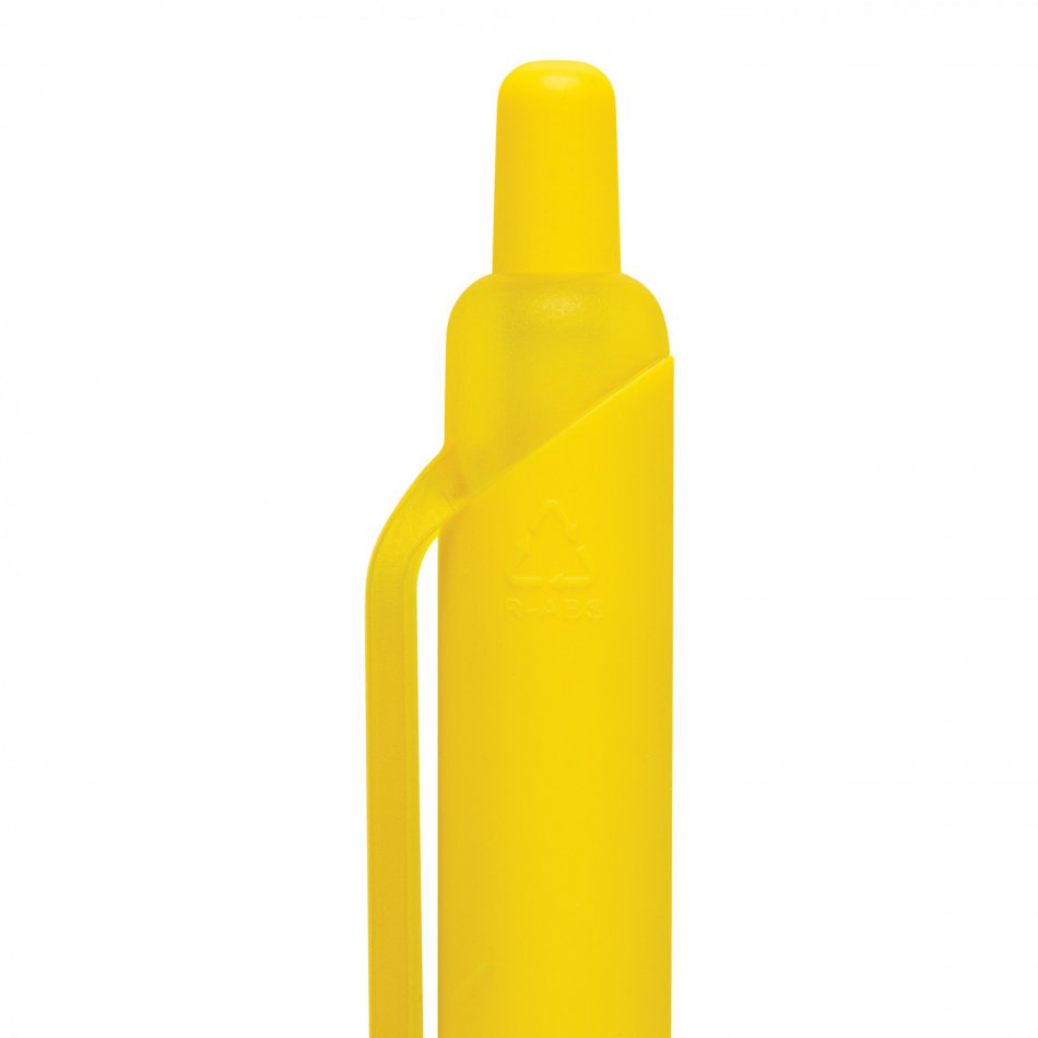 Tide GRS gecertificeerde RABS pen met smooth touch geel