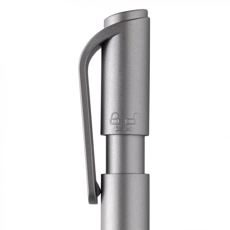 TwistLock GRS gecertificeerde gerecycled ABS balpen zilver