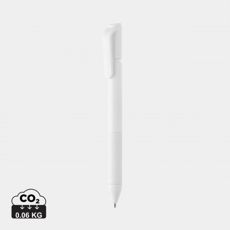 TwistLock GRS gecertificeerde gerecycled ABS balpen wit