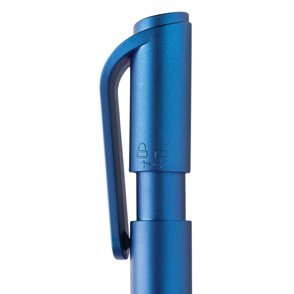 TwistLock GRS gecertificeerde gerecycled ABS balpen blauw