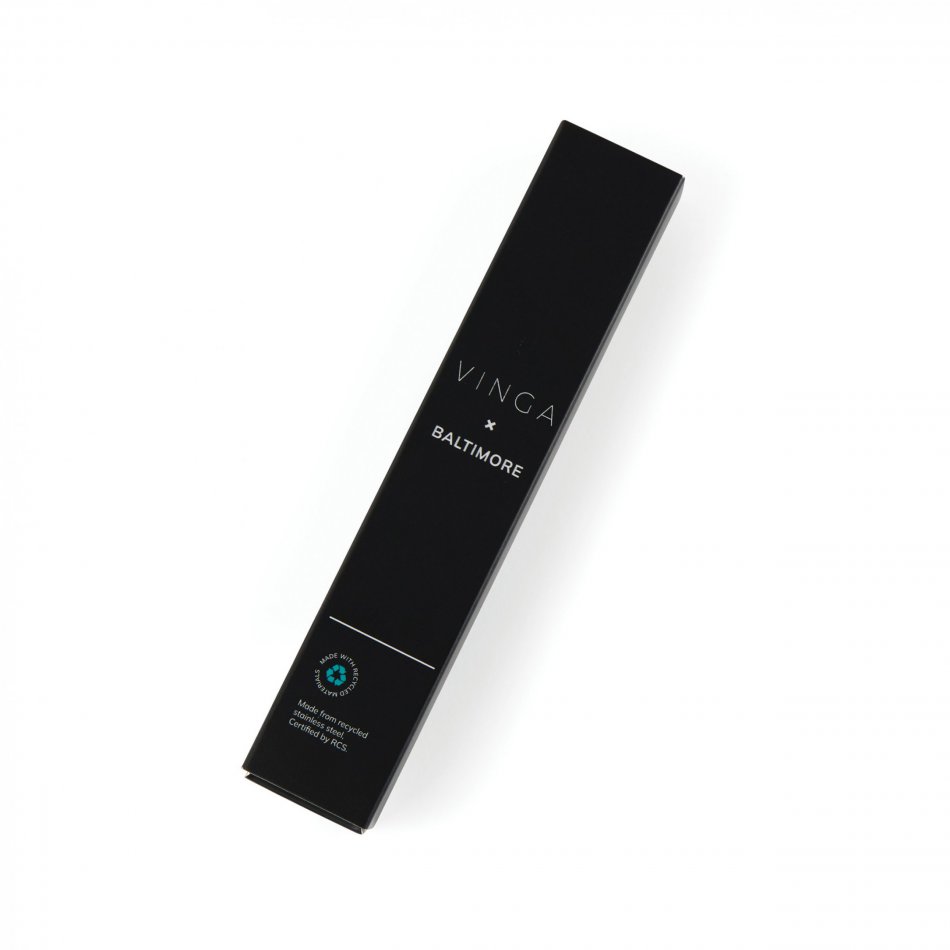 Baltimore RCS recycled RVS pen zwart