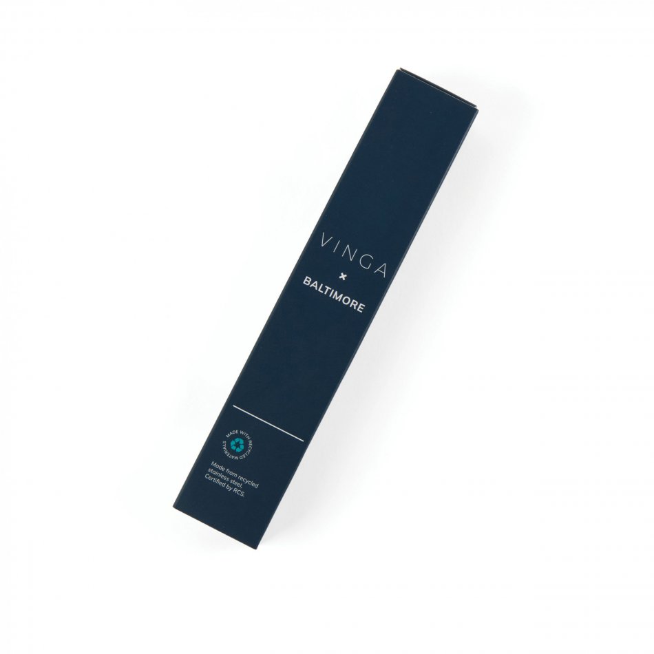 Baltimore RCS recycled RVS pen donkerblauw