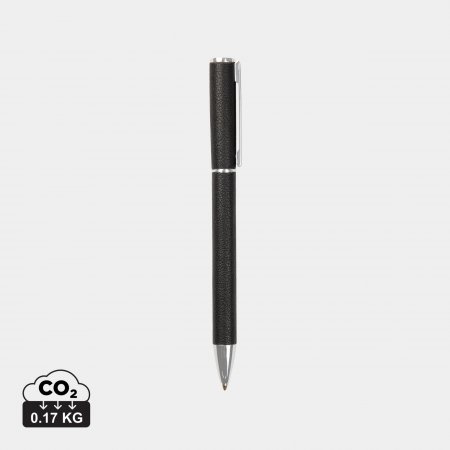 Timo RCS recycled aluminium pen zwart