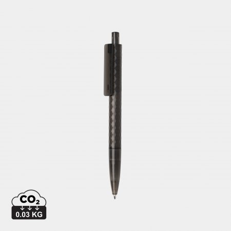 X3 GRS gerecycled PC plastic pen frosted zwart