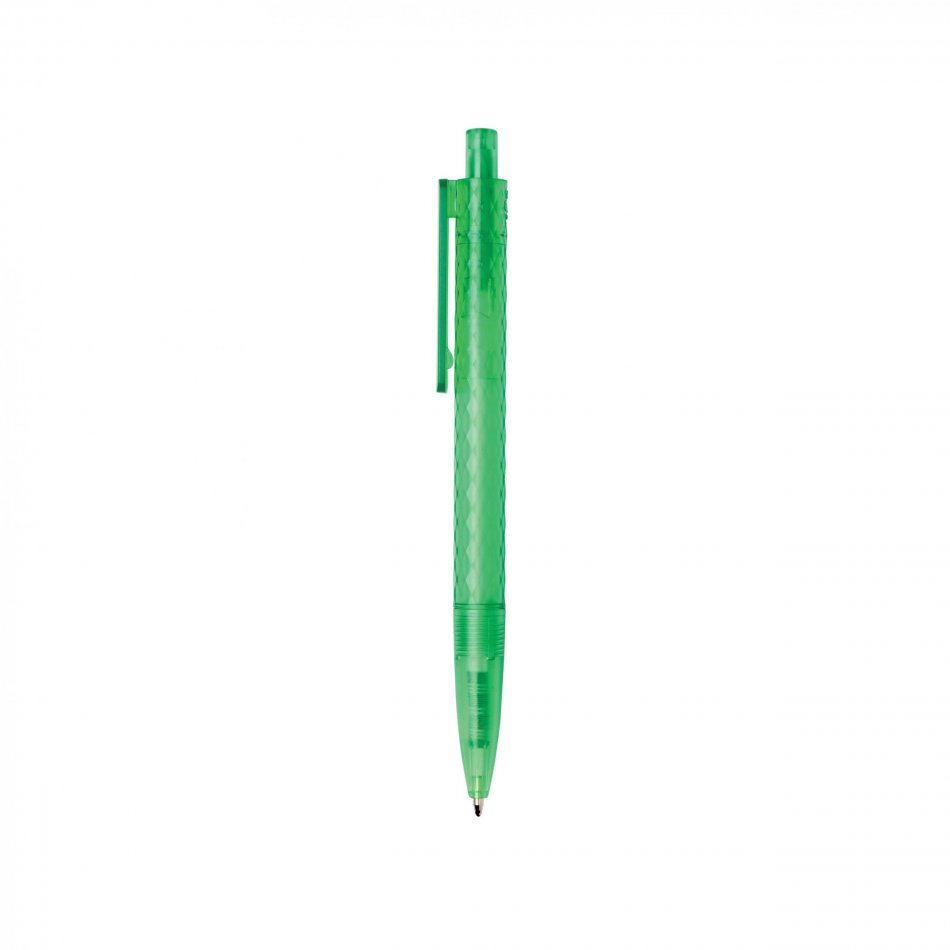 X3 GRS gerecycled PC plastic pen frosted groen