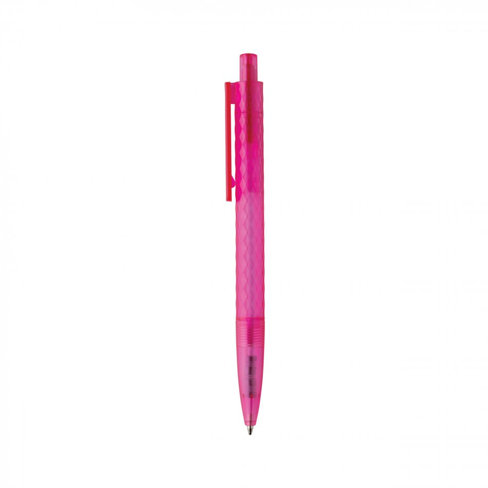 X3 GRS gerecycled PC plastic pen frosted roze