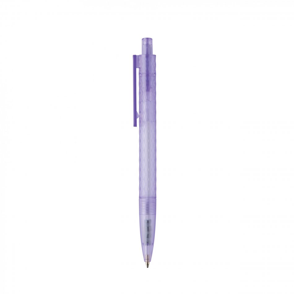 X3 GRS gerecycled PC plastic pen frosted paars