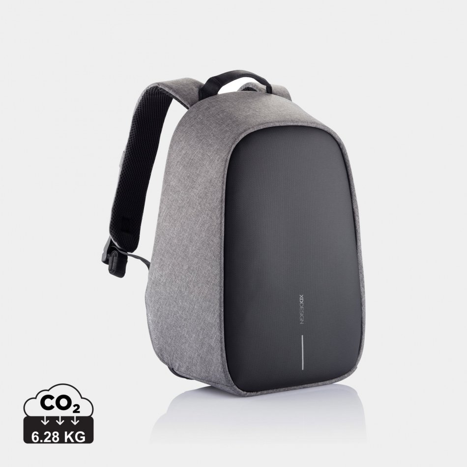 Bobby Hero Small, anti-diefstal rugzak grijs, zwart