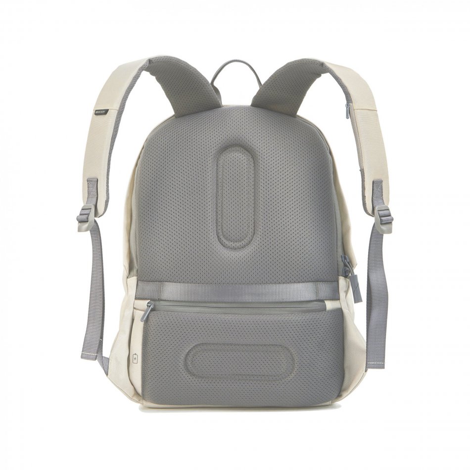 Bobby Soft, anti-diefstal rugzak beige, grijs