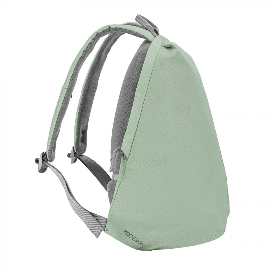 Bobby Soft, anti-diefstal rugzak iceberg green, grijs