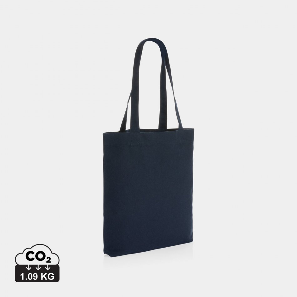 Recycled canvas tas 285gsm ongeverfd dblauw