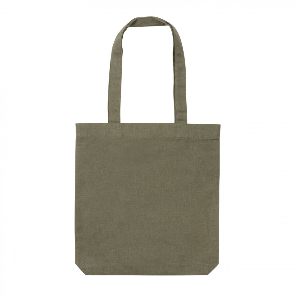 Recycled canvas tas 285gsm ongeverfd groen