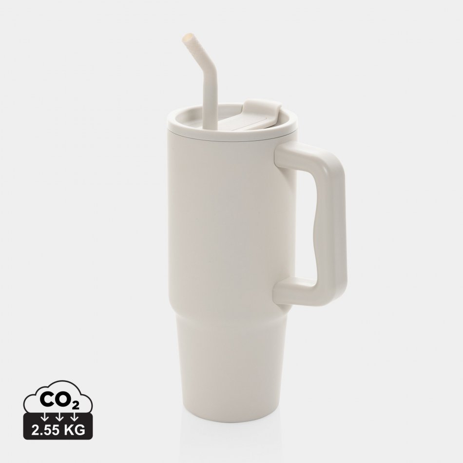 Embrace deluxe RCS recycled RVS drinkbeker 900ml beige
